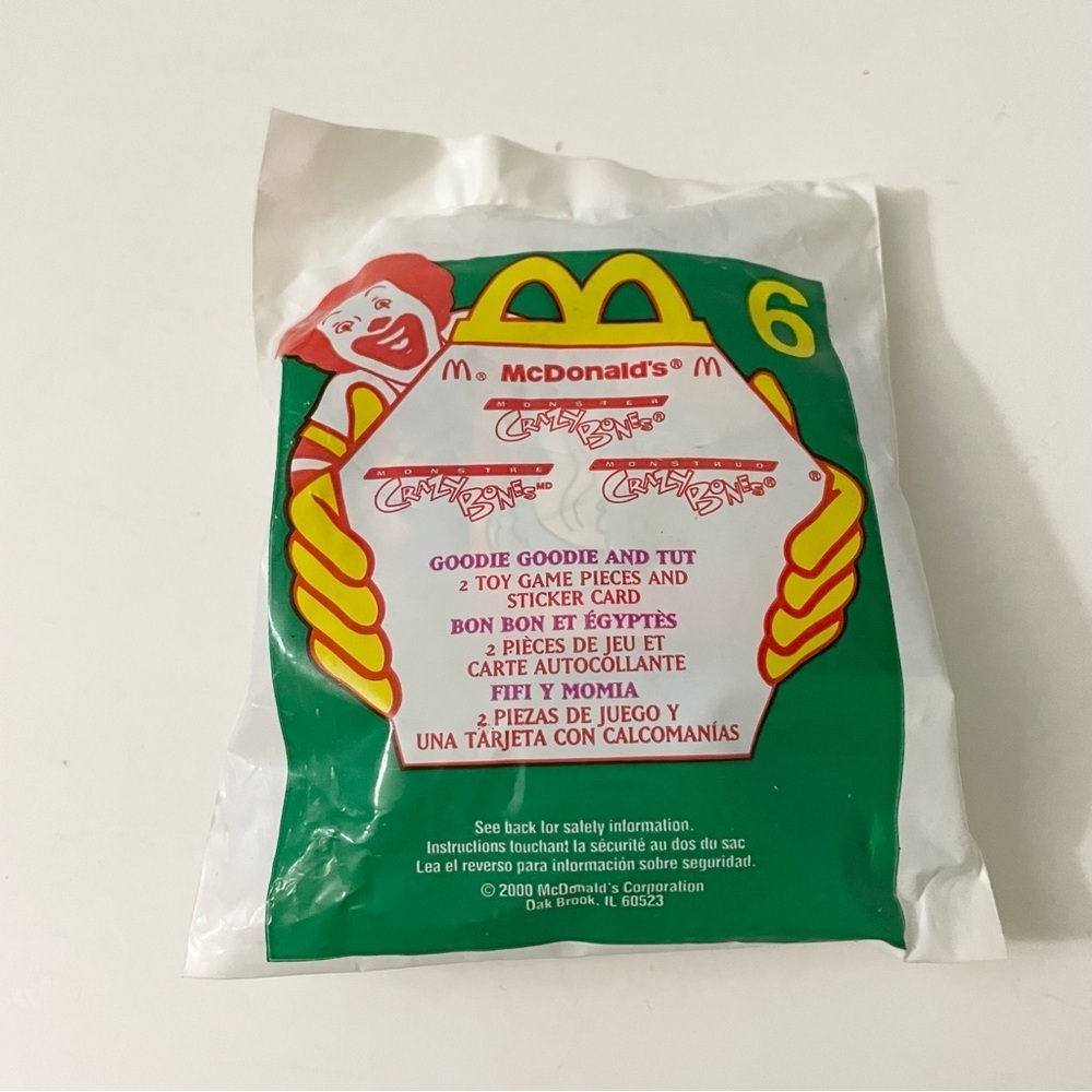 2000 McDonald's Happy Meal Toy Crazy Bones Goodie Goodie and Tut